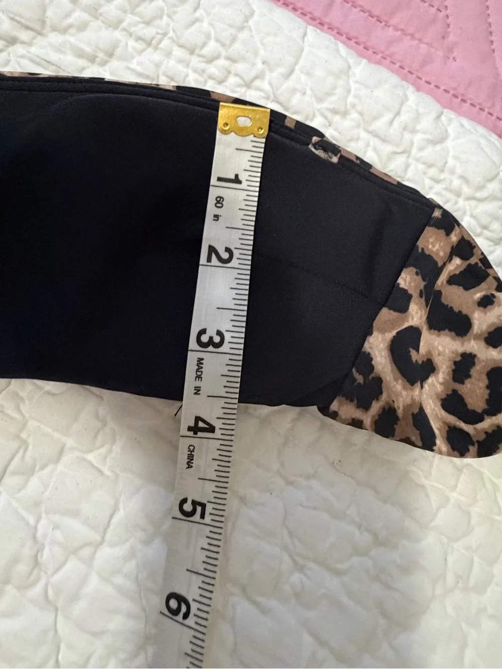 Veronica Beard 2 piece leopard print bathing suit